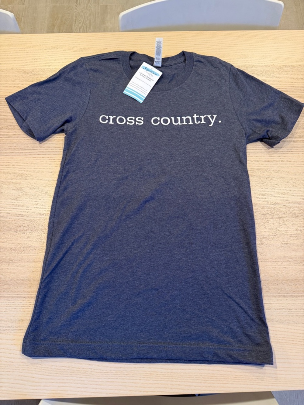 Cross-Country Navy Crewneck T-shirt